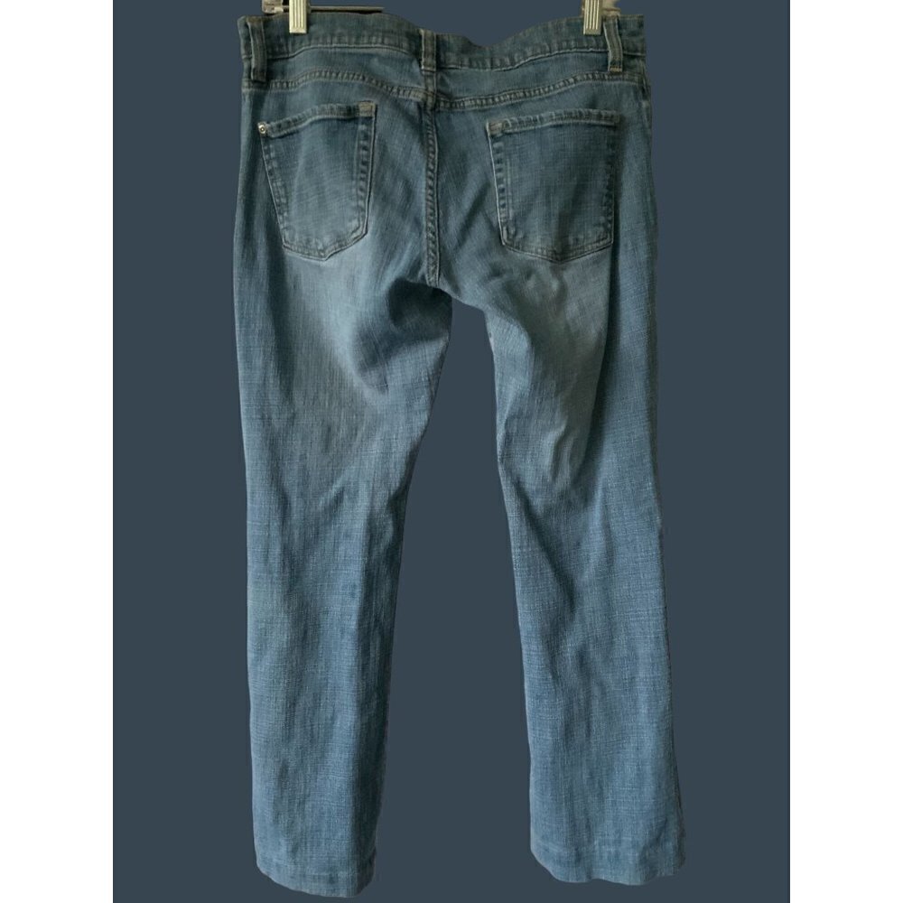 OLD NAVY LADIES BLUE DENIM 5 POCKET CLASSIC TRADITIONAL JEANS EUC 10 REGULAR